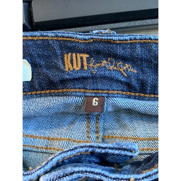 Kut from the Kloth Women's Skinny Leg Denim Jeans High-Rise Stretch Blue Size 6 - Picture 3 of 4